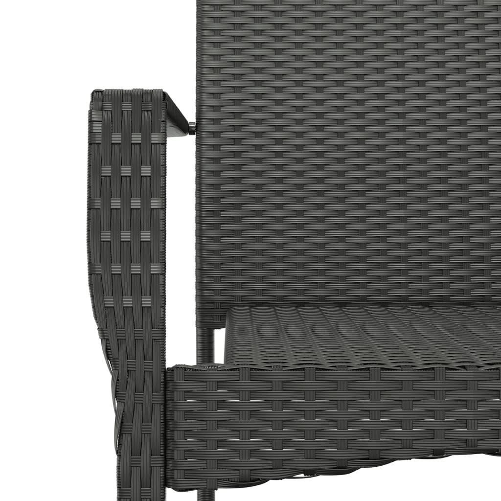8720845820459_g_en_hd_6 vidaXL 5 Piece Garden Dining Set with Cushions Black Poly Rattan - Image 8
