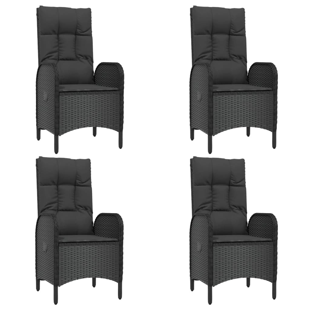 8720845821265_g_en_hd_2 vidaXL 5 Piece Garden Dining Set with Cushions Black Poly Rattan - Image 4