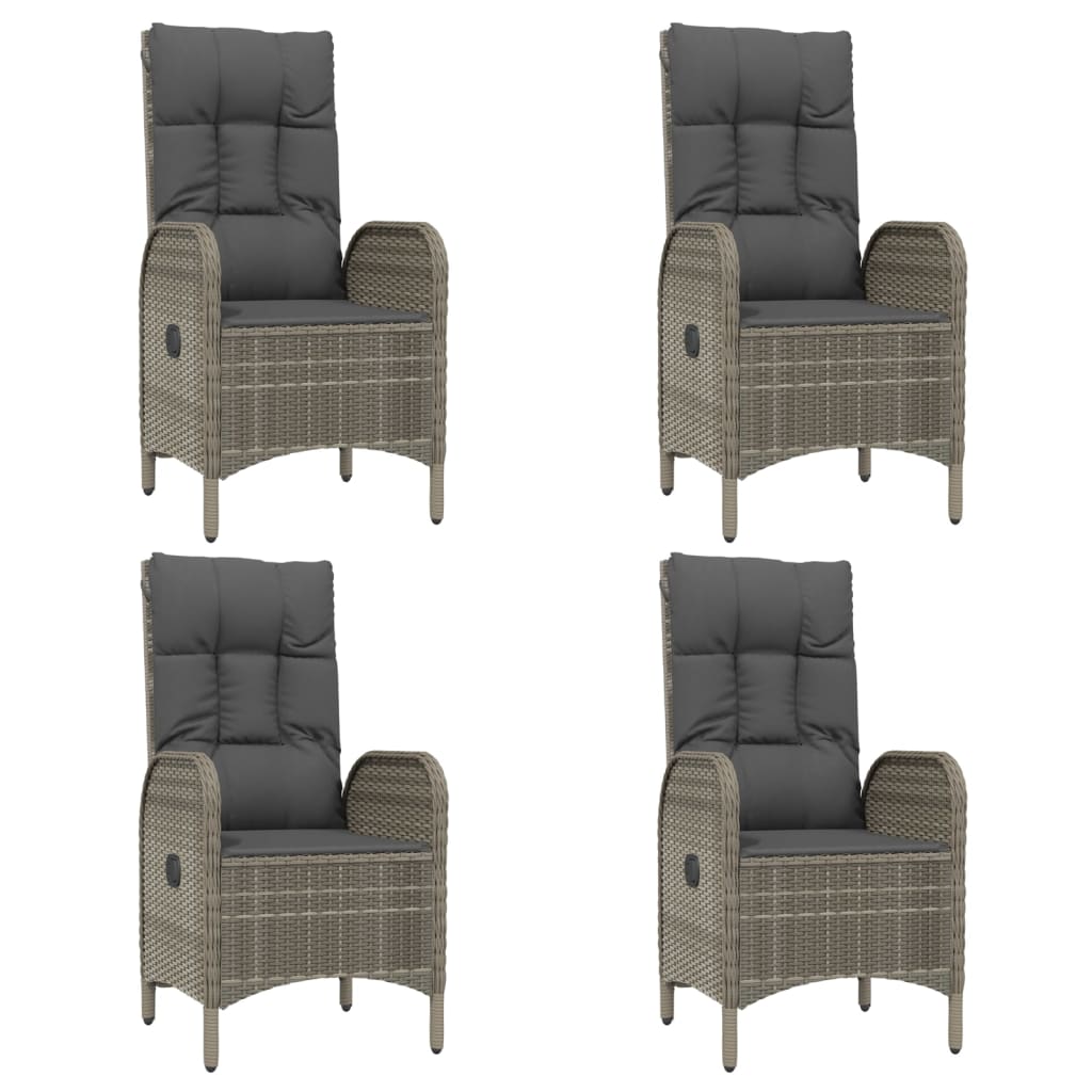 8720845821364_g_en_hd_2 vidaXL 5 Piece Garden Dining Set with Cushions Black and Grey Poly Rattan - Image 4