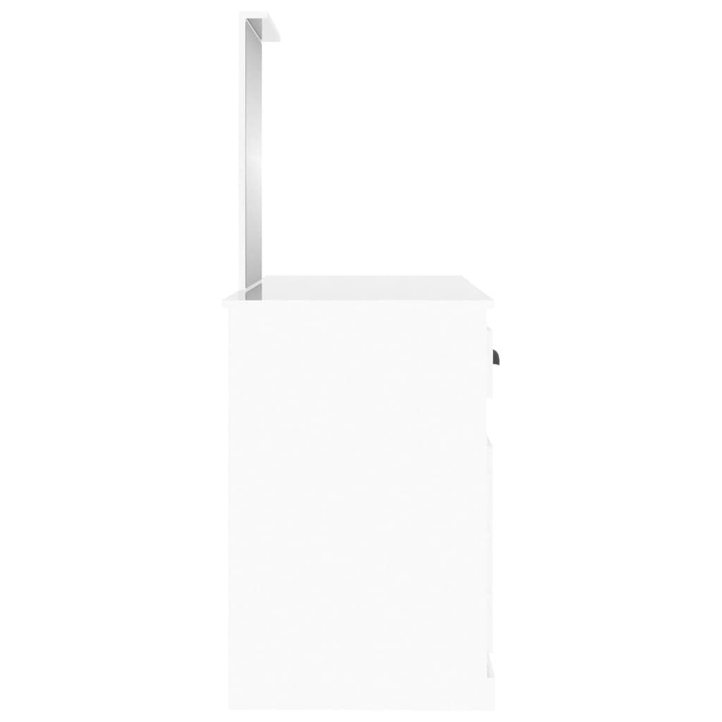 8720845822668_g_en_hd_5 vidaXL Dressing Table with Mirror High Gloss White 130x50x132.5 cm - Image 8