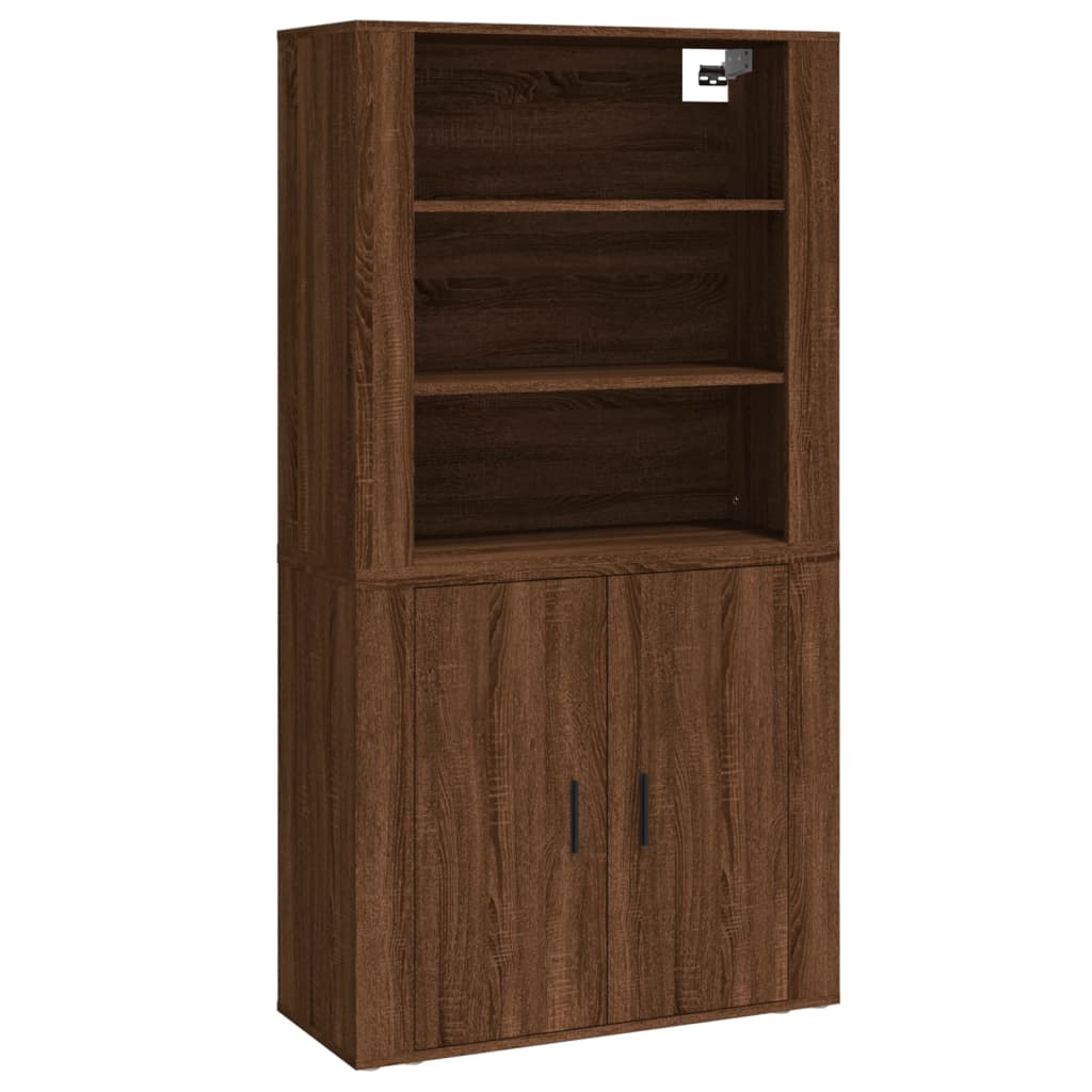 8720845822958_a_en_hd_1 vidaXL Highboard Brown Oak Engineered Wood - Image 2