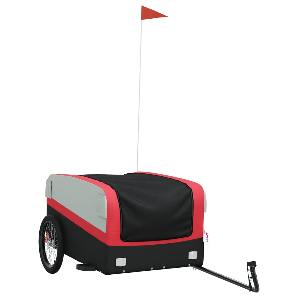 8720845825911_a_en_hd_1 vidaXL Bike Trailer Black and Red 45 kg Iron - Image 2