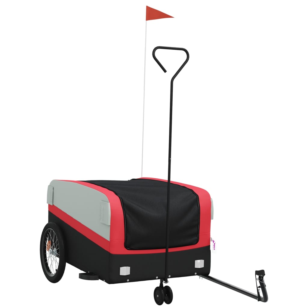 8720845826055_a_en_hd_1 vidaXL Bike Trailer Black and Red 45 kg Iron - Image 2