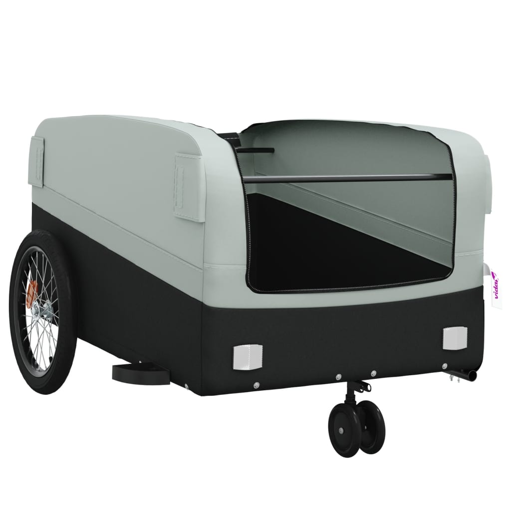 8720845826062_g_en_hd_3 vidaXL Bike Trailer Black and Grey 45 kg Iron - Image 5