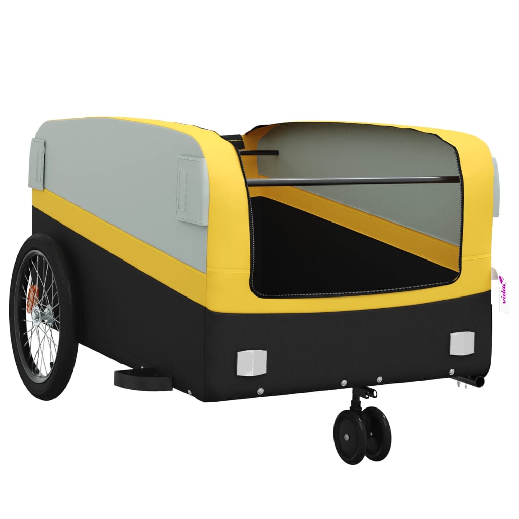 8720845826079_g_en_hd_3 vidaXL Bike Trailer Black and Yellow 45 kg Iron - Image 5