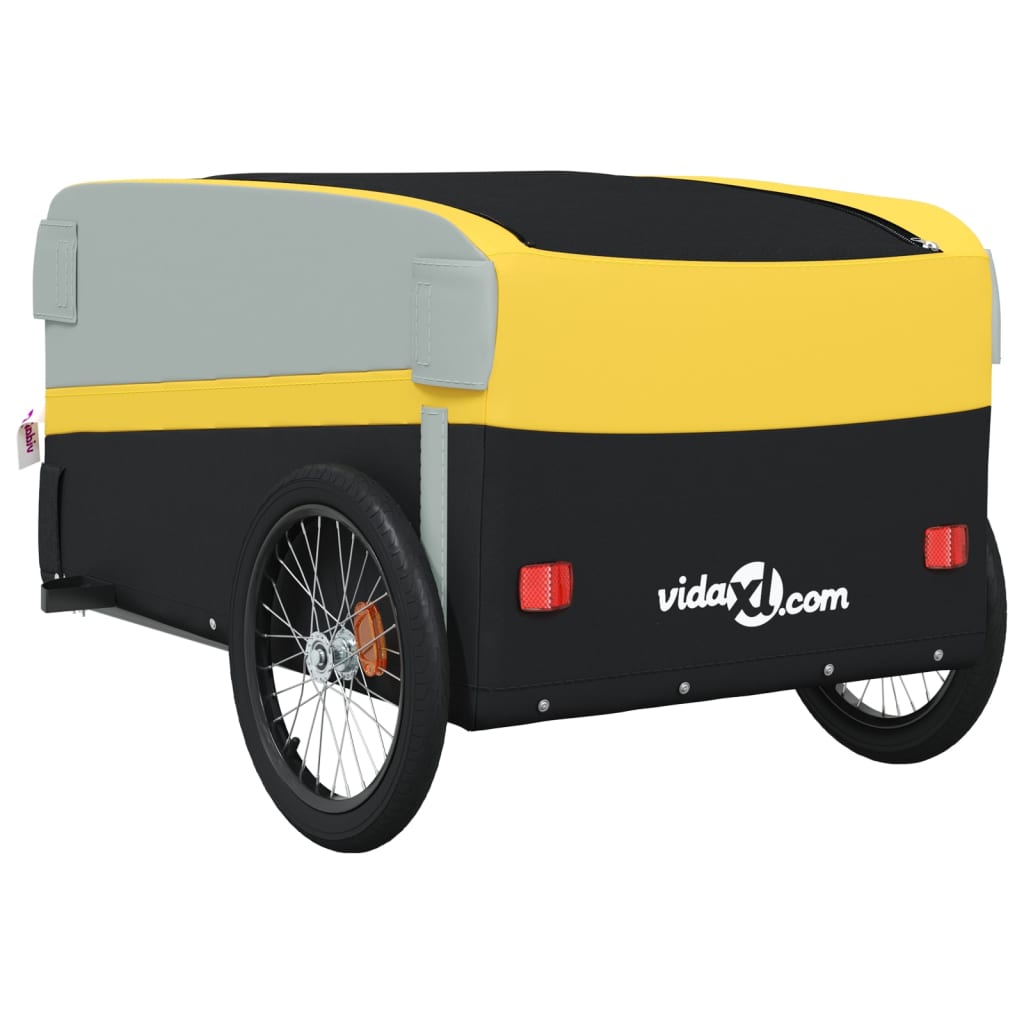 8720845826079_g_en_hd_6 vidaXL Bike Trailer Black and Yellow 45 kg Iron - Image 8