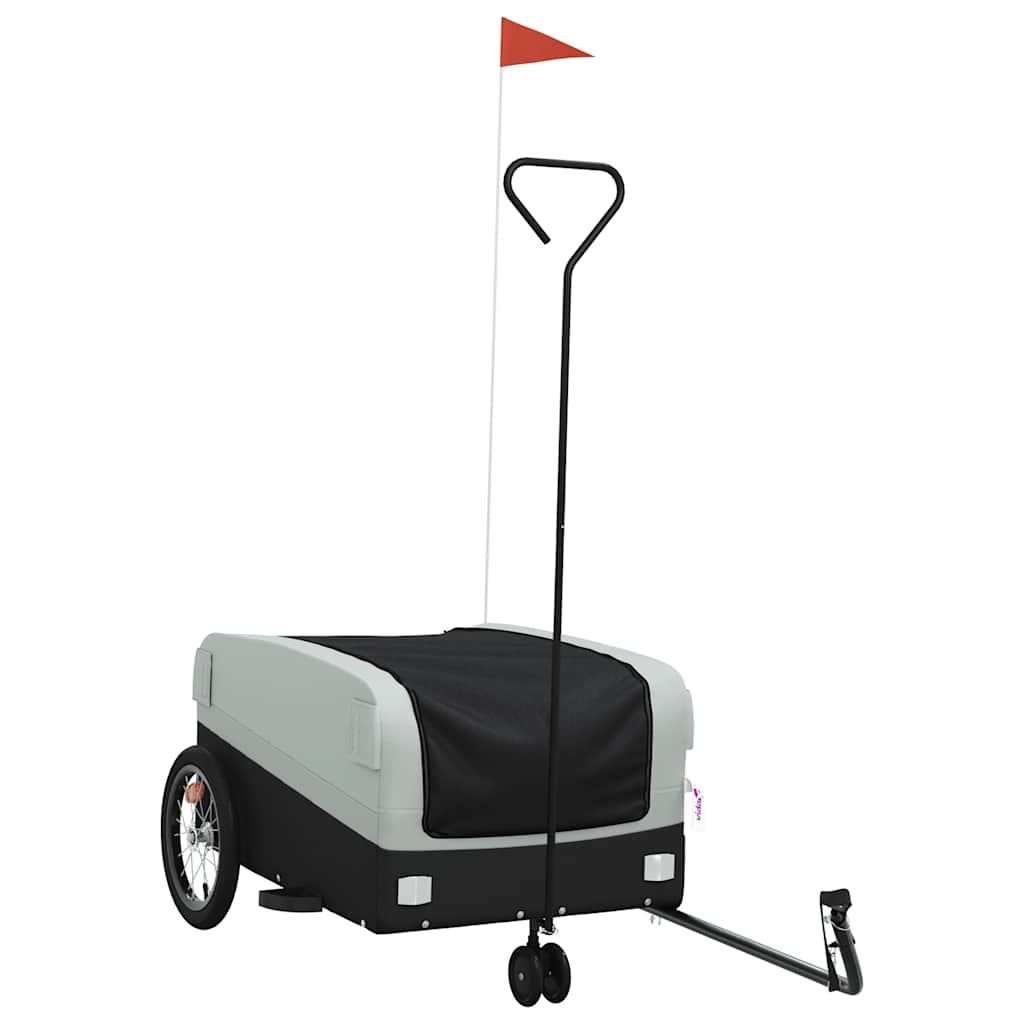 8720845826130_a_en_hd_1 vidaXL Bike Trailer Black and Grey 45 kg Iron - Image 2