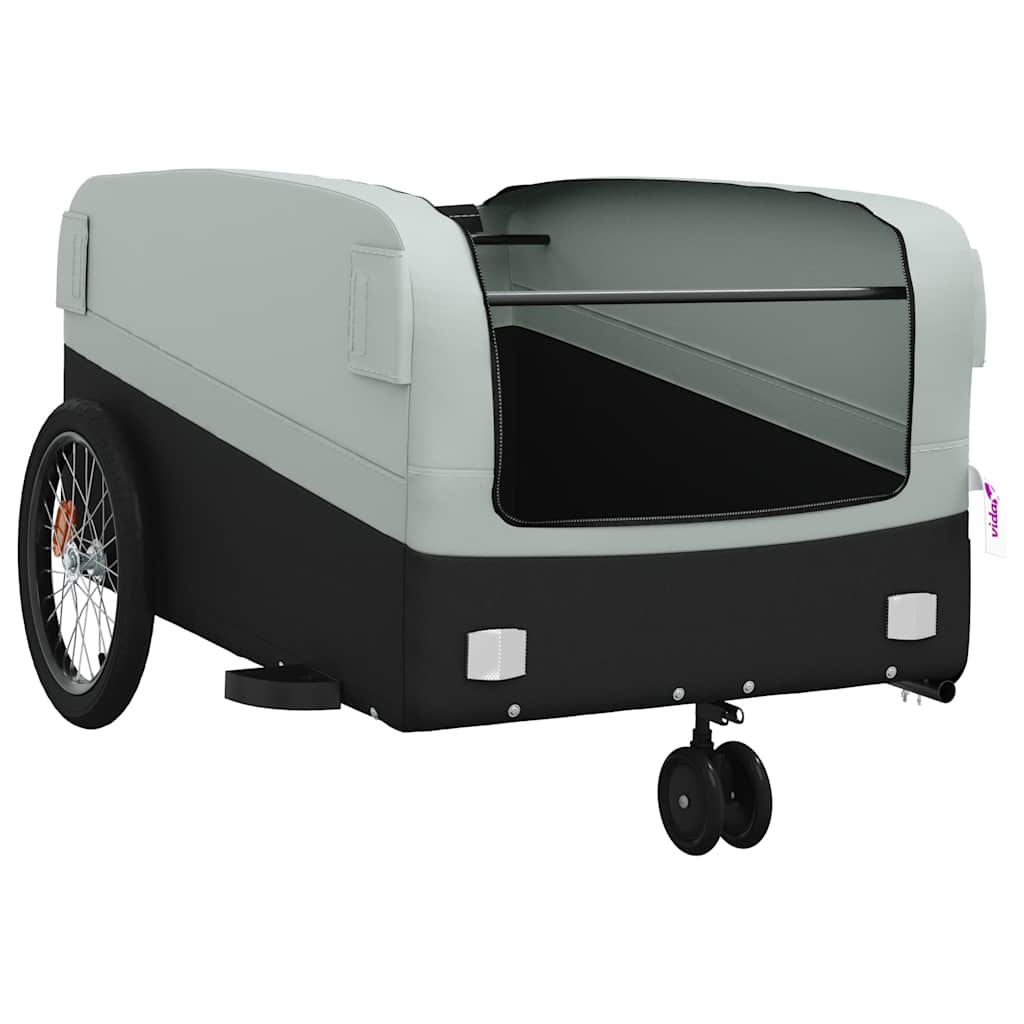 8720845826130_g_en_hd_3 vidaXL Bike Trailer Black and Grey 45 kg Iron - Image 5