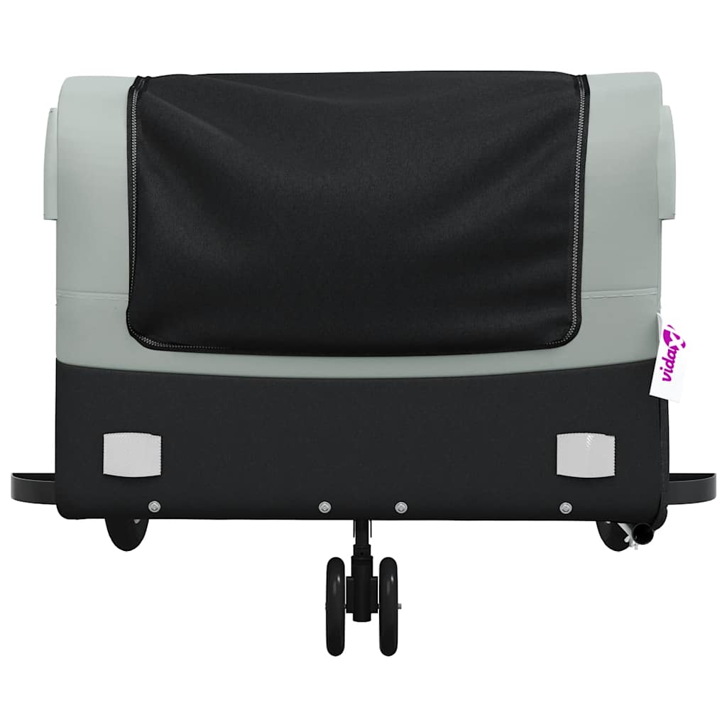 8720845826130_g_en_hd_4 vidaXL Bike Trailer Black and Grey 45 kg Iron - Image 6
