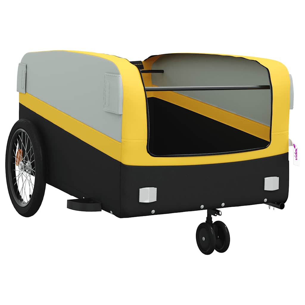 8720845826147_g_en_hd_3 vidaXL Bike Trailer Black and Yellow 45 kg Iron - Image 5