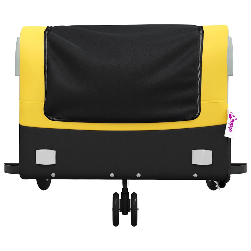 8720845826147_g_en_hd_4 vidaXL Bike Trailer Black and Yellow 45 kg Iron - Image 6