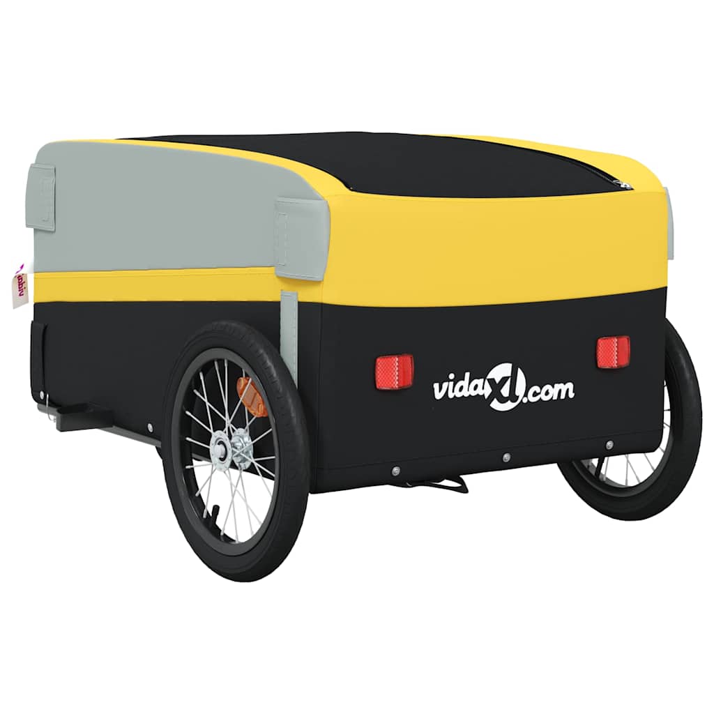 8720845826147_g_en_hd_6 vidaXL Bike Trailer Black and Yellow 45 kg Iron - Image 8