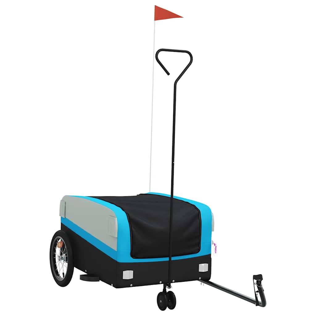 8720845826154_a_en_hd_1 vidaXL Bike Trailer Black and Blue 45 kg Iron - Image 2