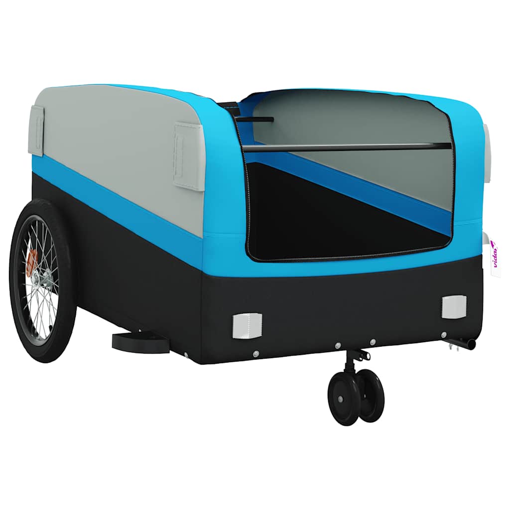 8720845826154_g_en_hd_3 vidaXL Bike Trailer Black and Blue 45 kg Iron - Image 5
