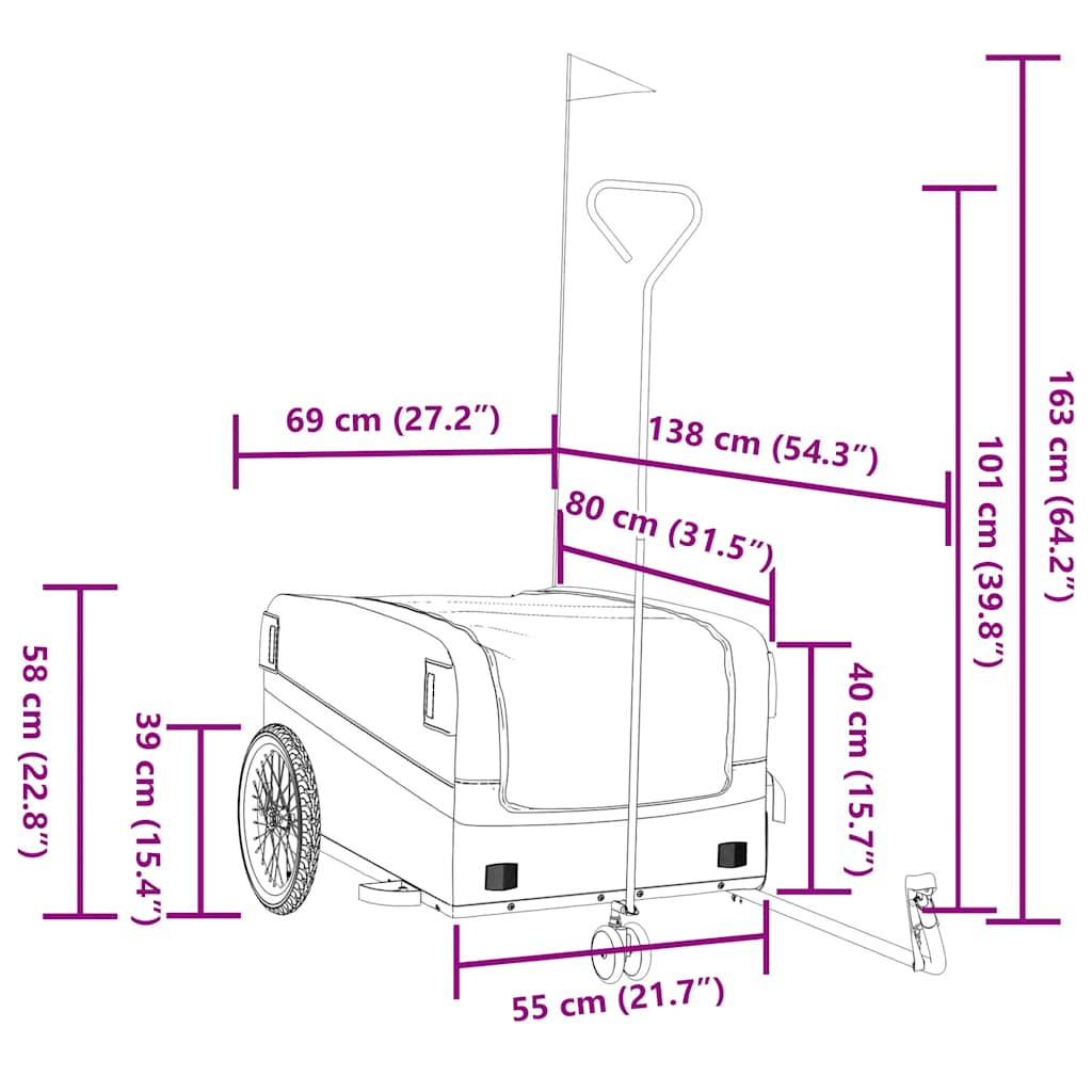 8720845826161_g_en_hd_11 vidaXL Bike Trailer Black 45 kg Iron - Image 13