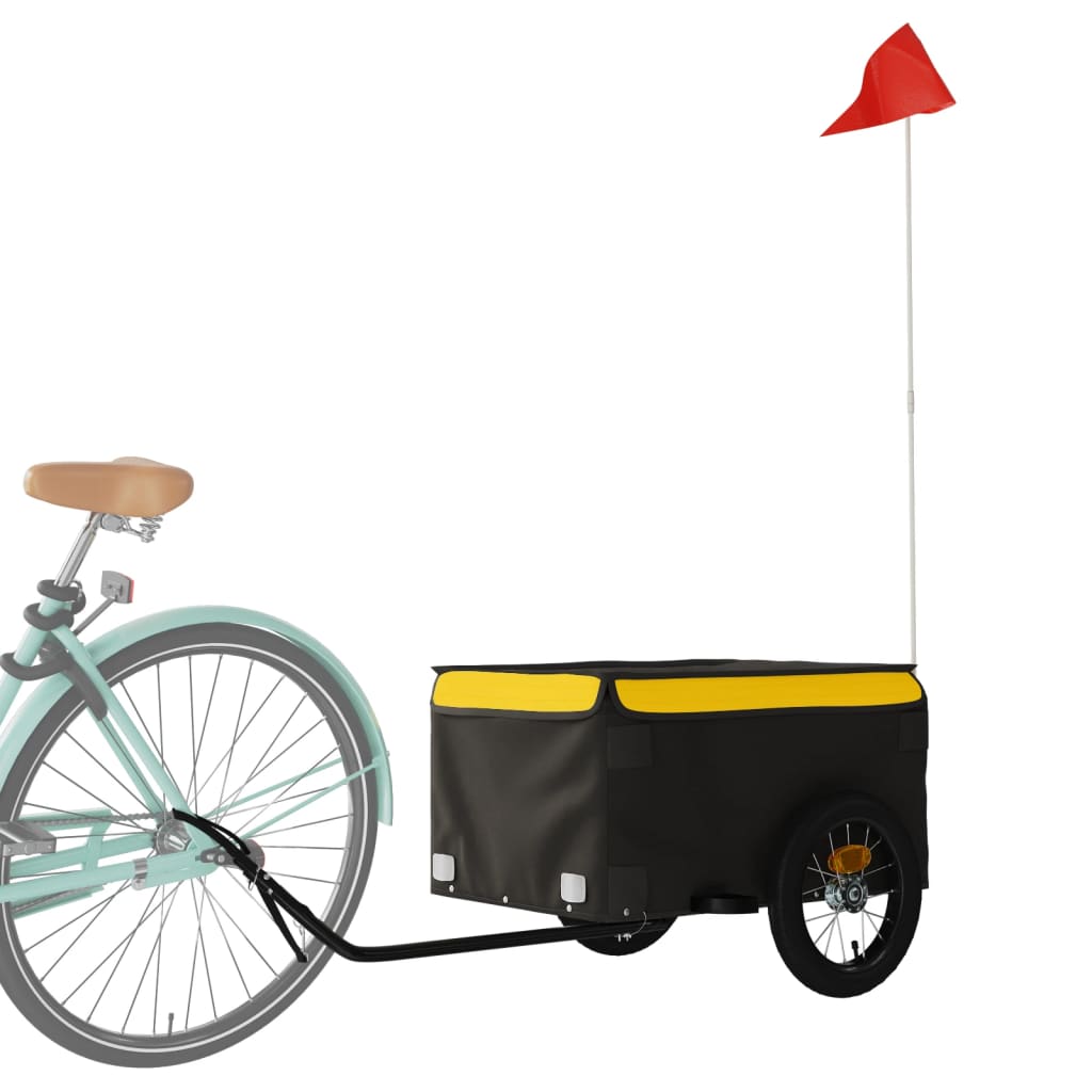 8720845826215_g_en_hd_1 vidaXL Bike Trailer Black and Yellow 30 kg Iron - Image 3