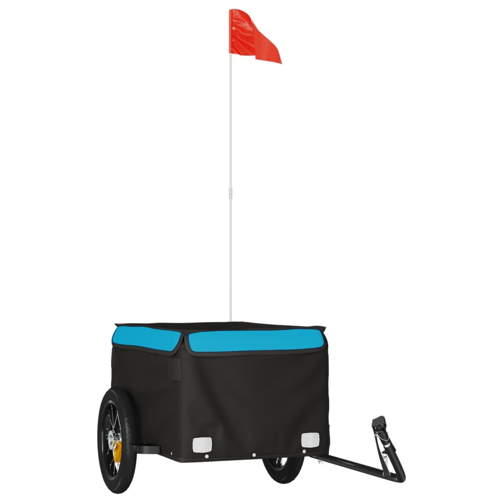 8720845826222_a_en_hd_1 vidaXL Bike Trailer Black and Blue 30 kg Iron - Image 2