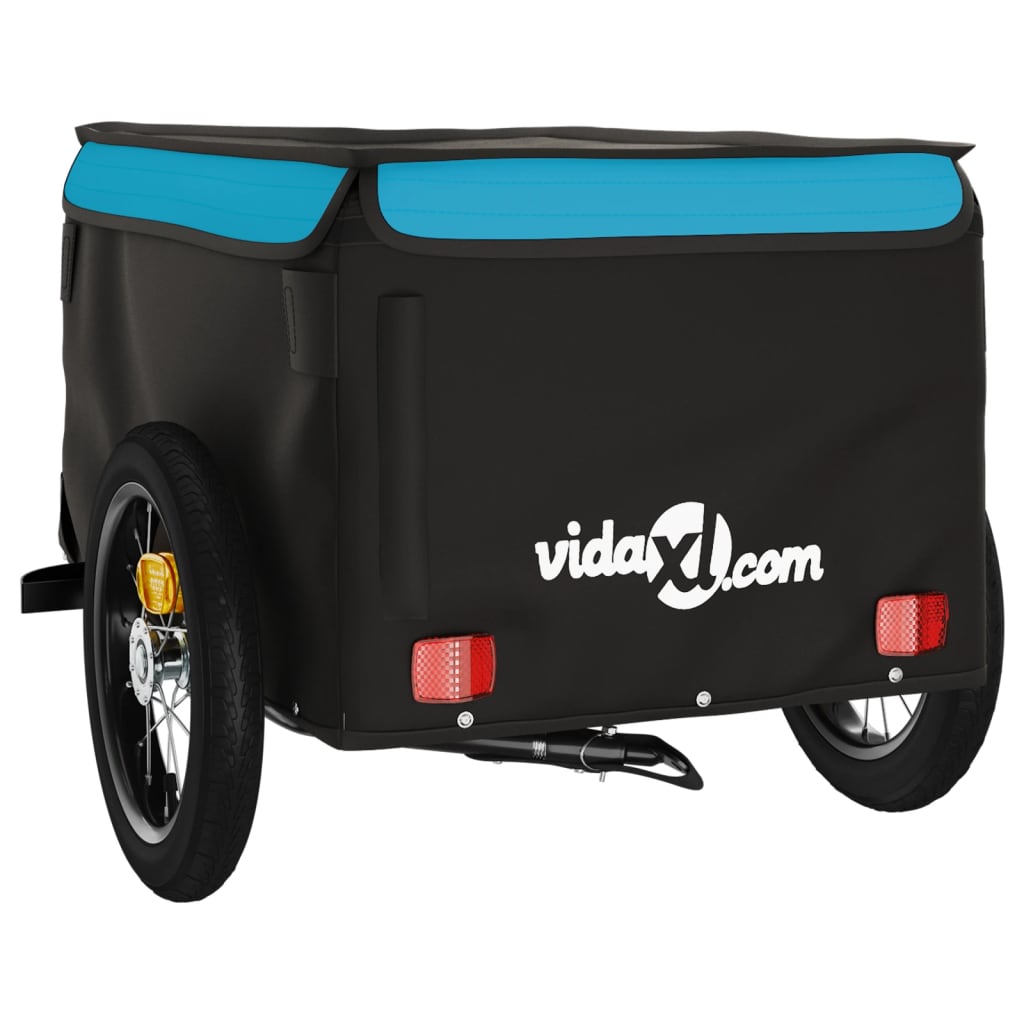 8720845826222_g_en_hd_6 vidaXL Bike Trailer Black and Blue 30 kg Iron - Image 8