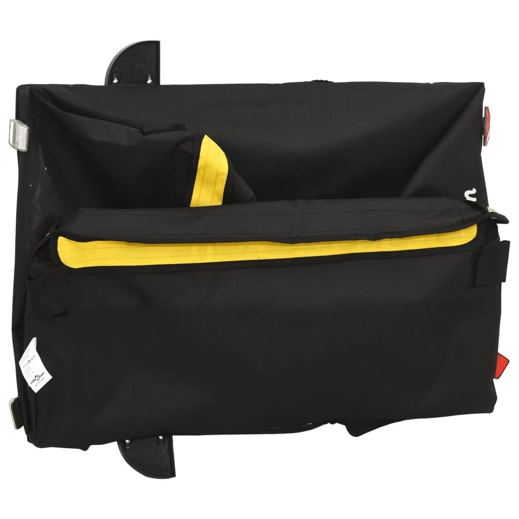 8720845826284_g_en_hd_7 vidaXL Bike Trailer Black and Yellow 45 kg Iron - Image 9