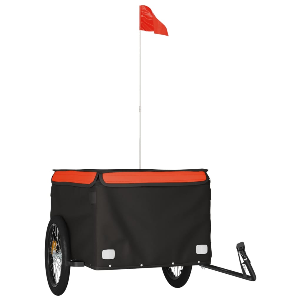 8720845826321_a_en_hd_1 vidaXL Bike Trailer Black and Orange 45 kg Iron - Image 2