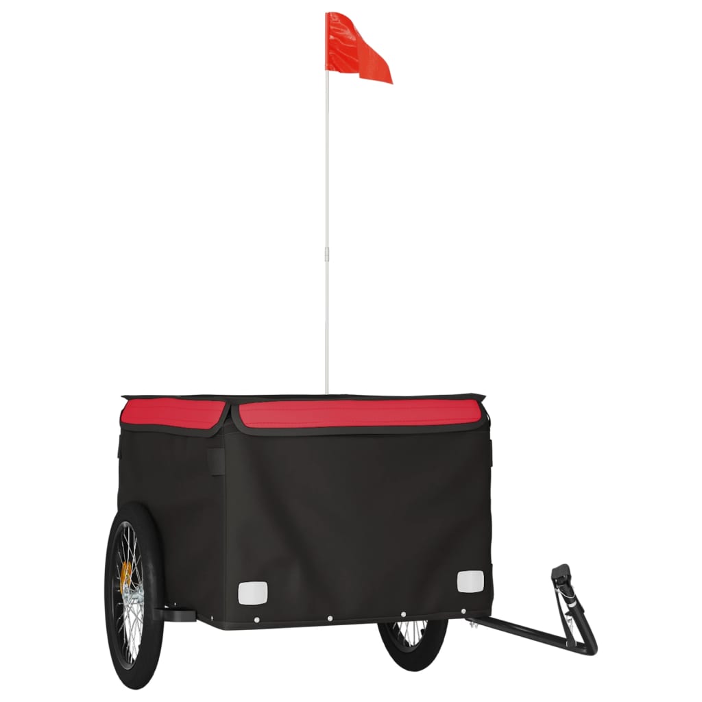 8720845826338_a_en_hd_1 vidaXL Bike Trailer Black and Red 45 kg Iron - Image 2
