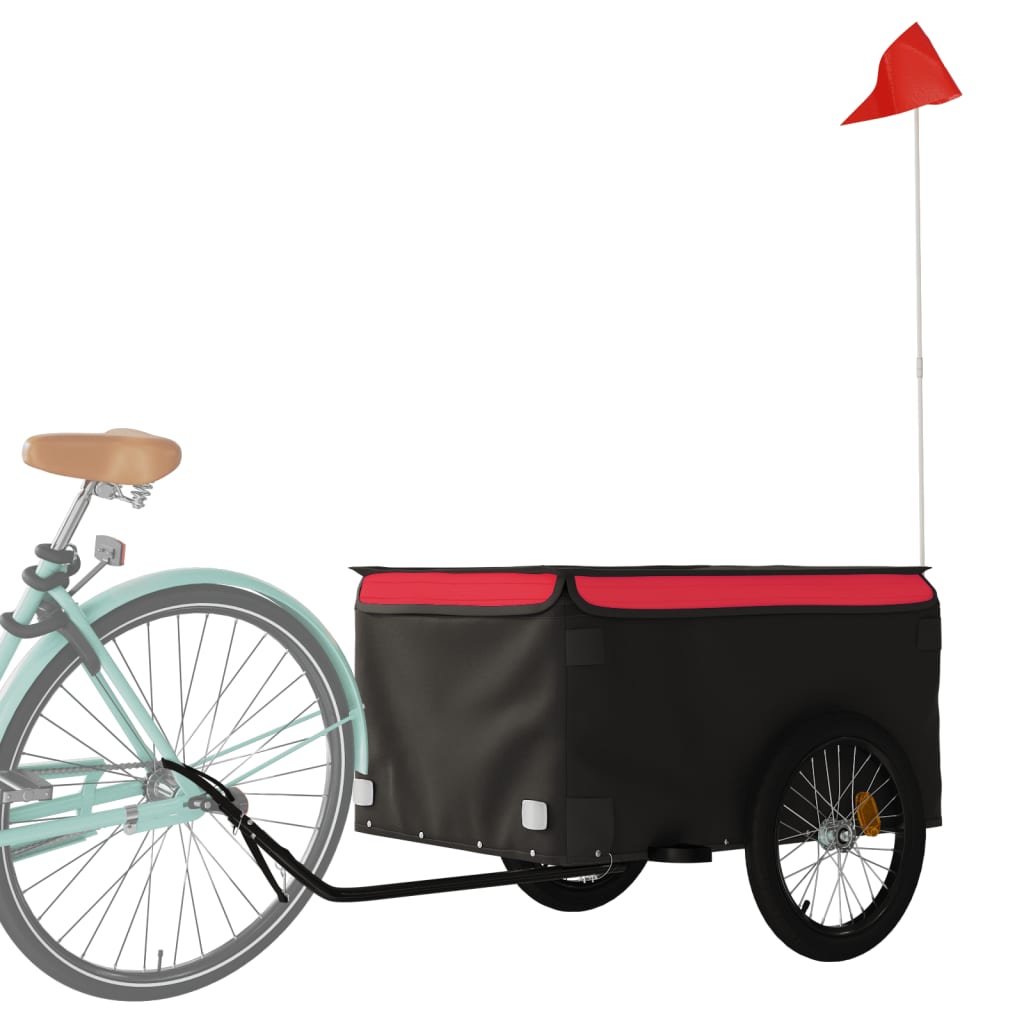 8720845826338_g_en_hd_1 vidaXL Bike Trailer Black and Red 45 kg Iron - Image 3