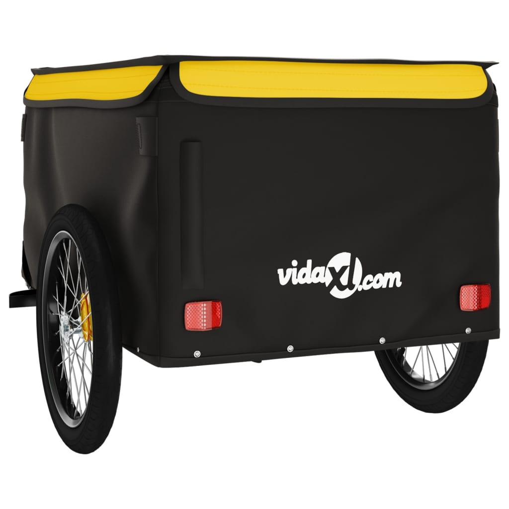 8720845826352_g_en_hd_6 vidaXL Bike Trailer Black and Yellow 45 kg Iron - Image 8