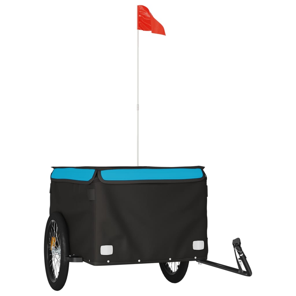 8720845826369_a_en_hd_1 vidaXL Bike Trailer Black and Blue 45 kg Iron - Image 2
