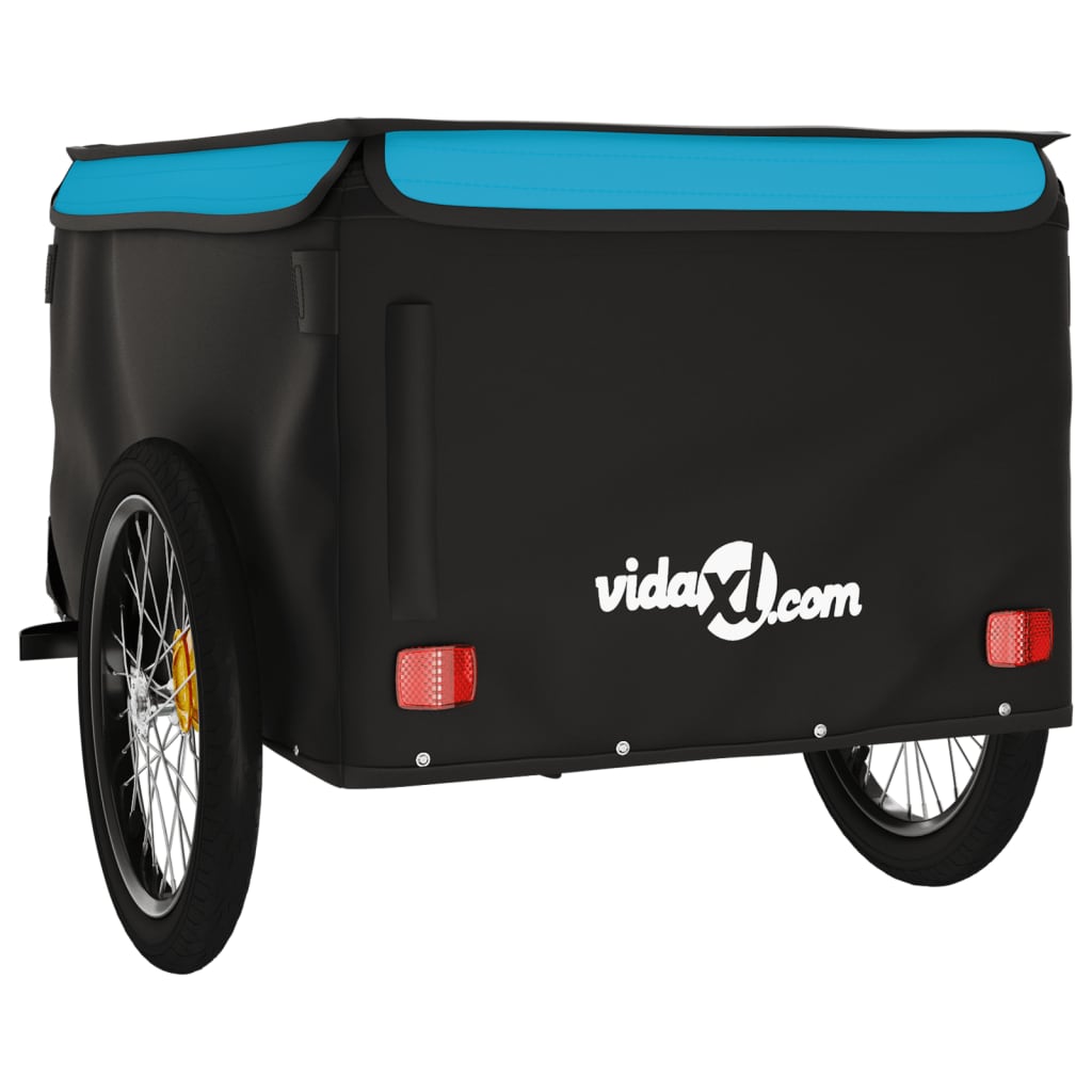 8720845826369_g_en_hd_6 vidaXL Bike Trailer Black and Blue 45 kg Iron - Image 8