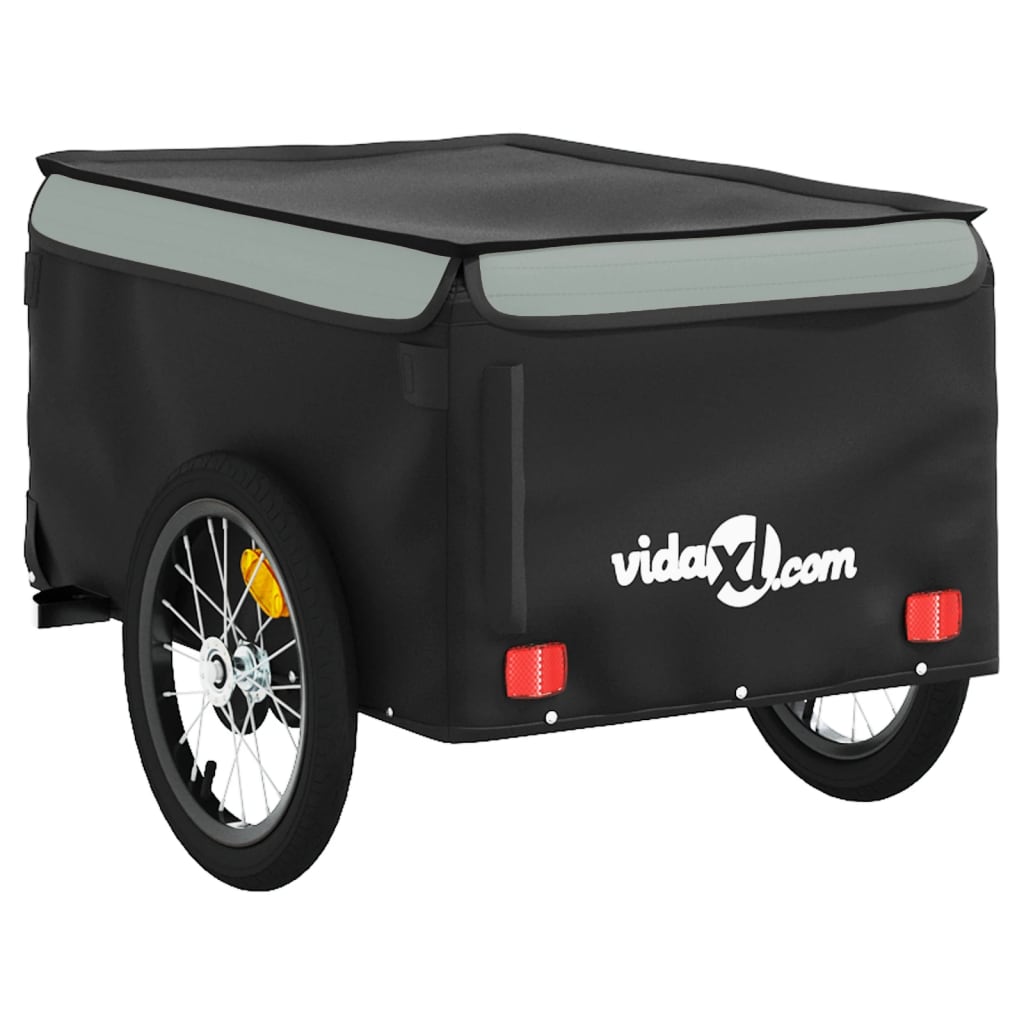 8720845826482_g_en_hd_6 vidaXL Bike Trailer Black and Grey 45 kg Iron - Image 8