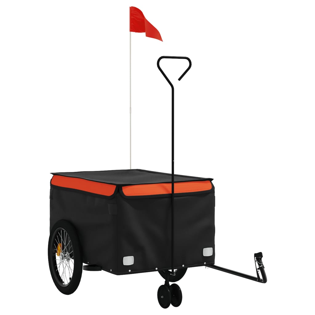 8720845826536_a_en_hd_1 vidaXL Bike Trailer Black and Orange 45 kg Iron - Image 2