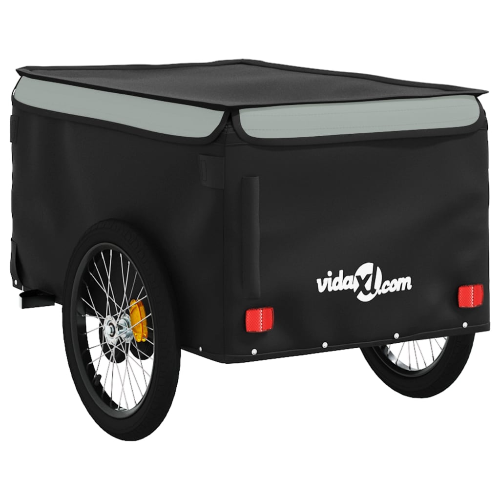 8720845826550_g_en_hd_6 vidaXL Bike Trailer Black and Grey 45 kg Iron - Image 8