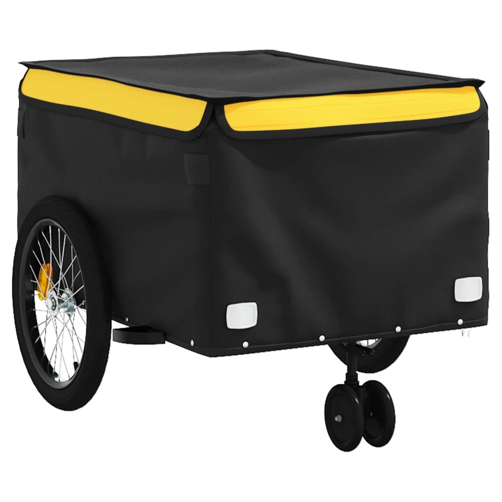 8720845826567_g_en_hd_2 vidaXL Bike Trailer Black and Yellow 45 kg Iron - Image 4