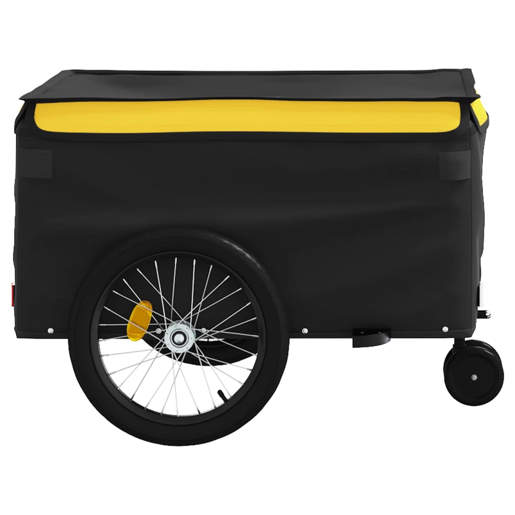8720845826567_g_en_hd_5 vidaXL Bike Trailer Black and Yellow 45 kg Iron - Image 7