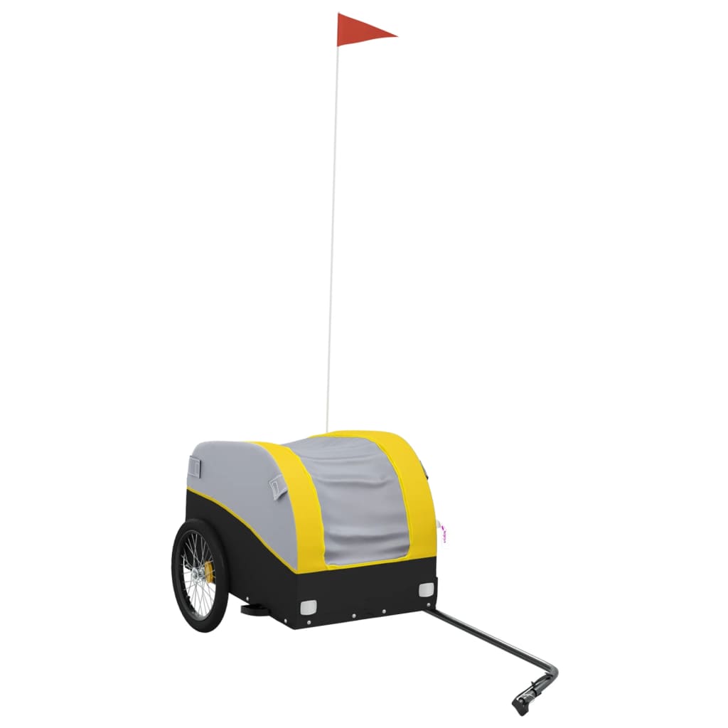 8720845826635_a_en_hd_1 vidaXL Bike Trailer Black and Yellow 30 kg Iron - Image 2