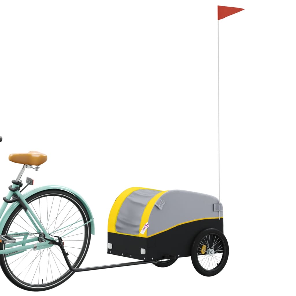 8720845826635_g_en_hd_1 vidaXL Bike Trailer Black and Yellow 30 kg Iron - Image 3