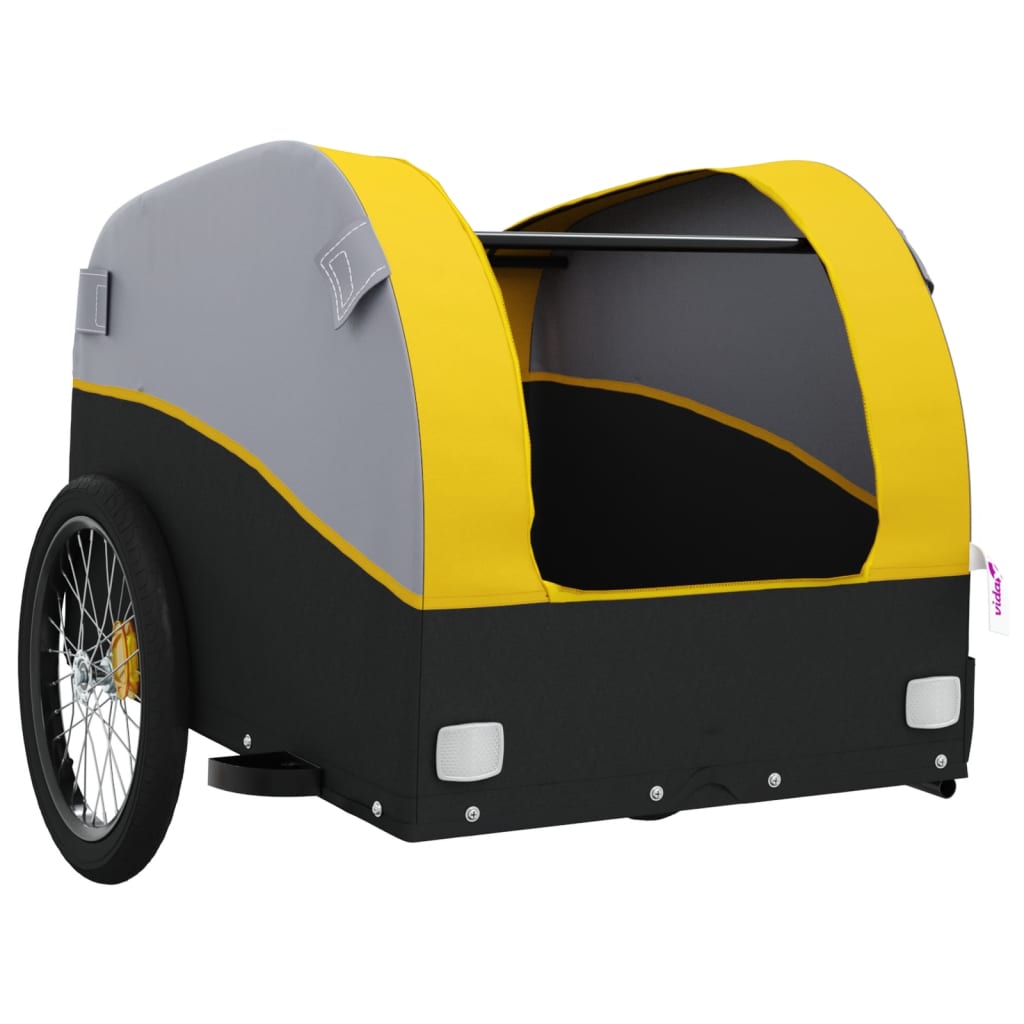 8720845826635_g_en_hd_3 vidaXL Bike Trailer Black and Yellow 30 kg Iron - Image 5