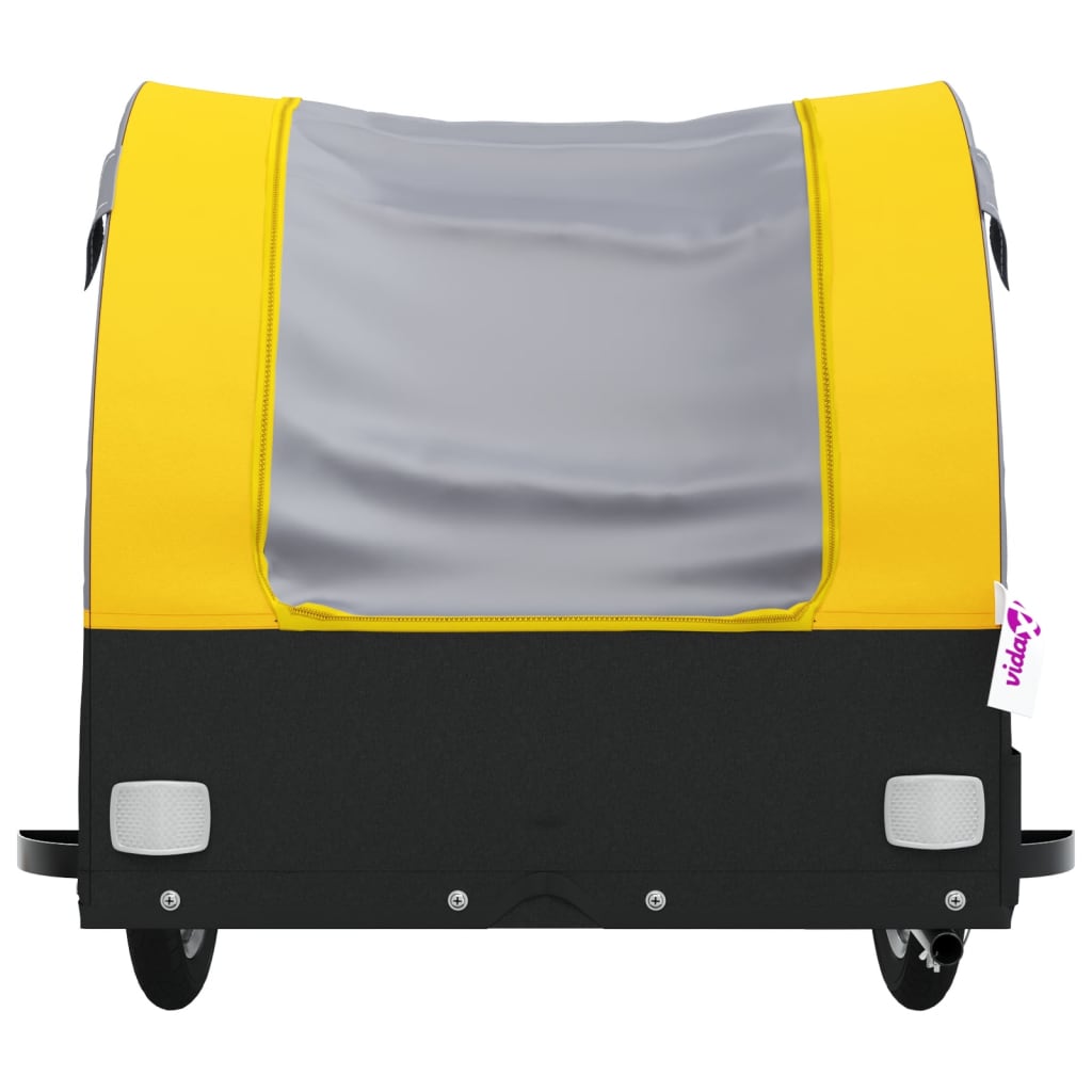 8720845826635_g_en_hd_4 vidaXL Bike Trailer Black and Yellow 30 kg Iron - Image 6