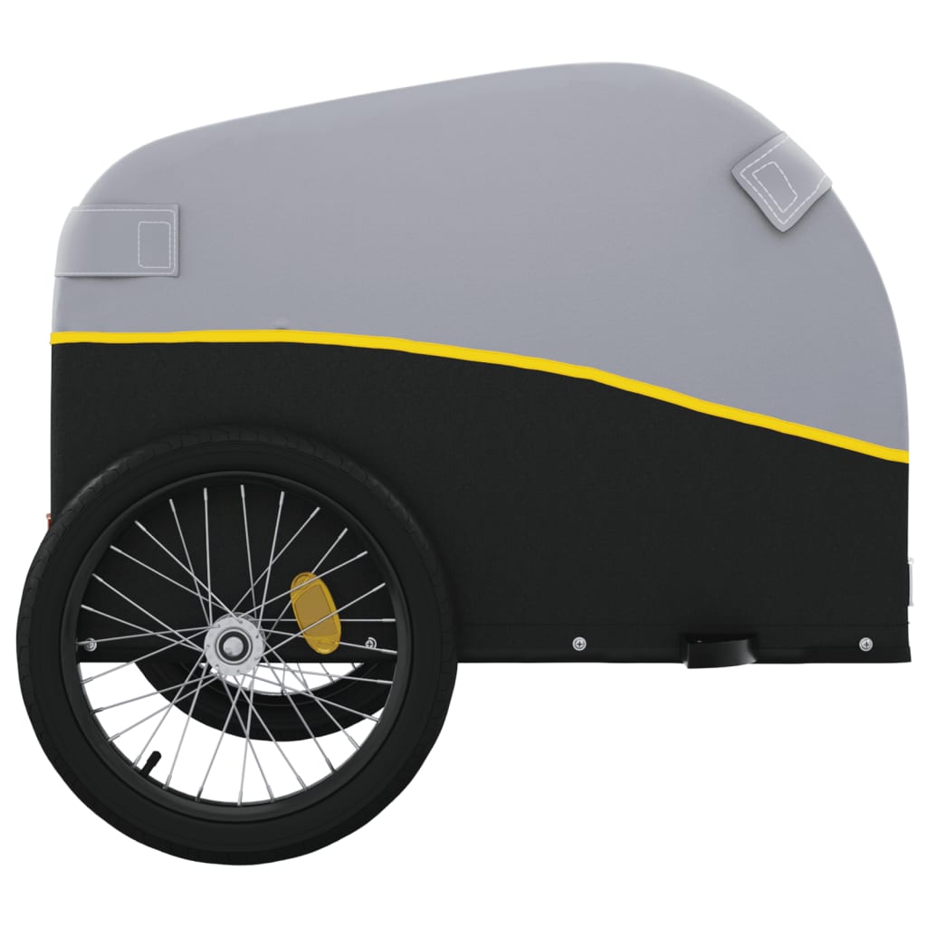 8720845826635_g_en_hd_5 vidaXL Bike Trailer Black and Yellow 30 kg Iron - Image 7