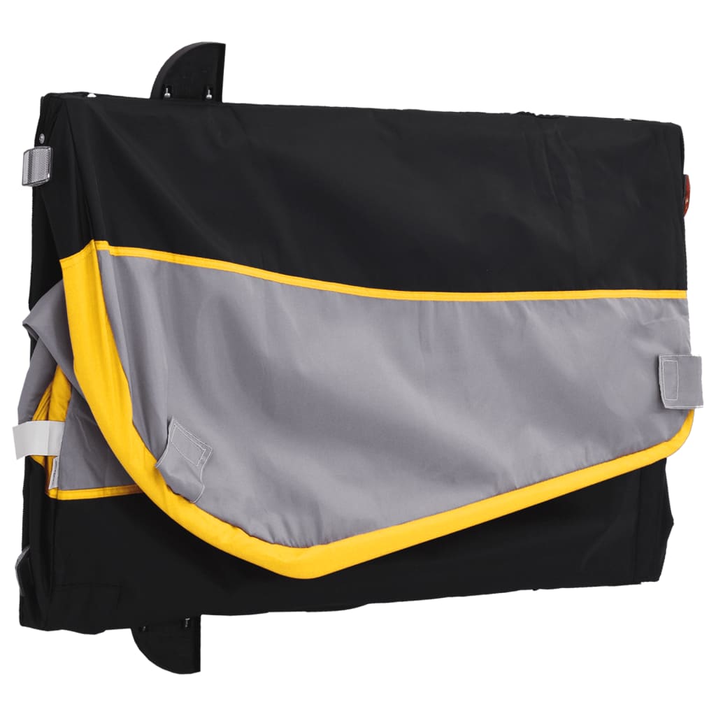 8720845826635_g_en_hd_7 vidaXL Bike Trailer Black and Yellow 30 kg Iron - Image 9