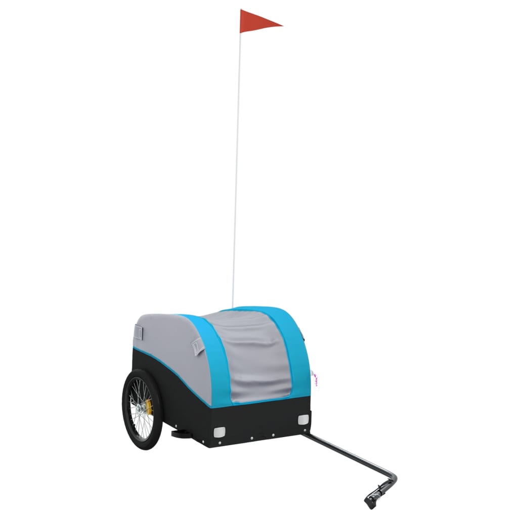 8720845826642_a_en_hd_1 vidaXL Bike Trailer Black and Blue 30 kg Iron - Image 2