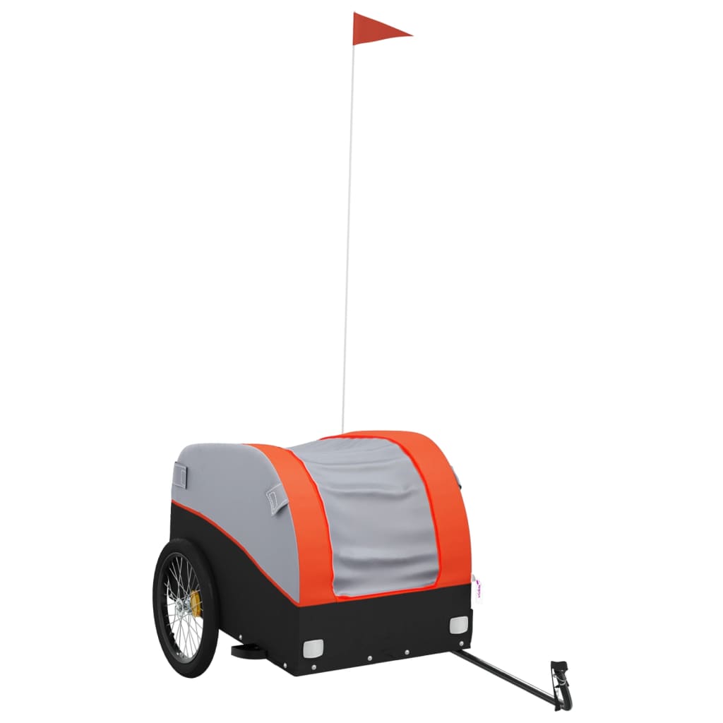 8720845826673_a_en_hd_1 vidaXL Bike Trailer Black and Orange 45 kg Iron - Image 2