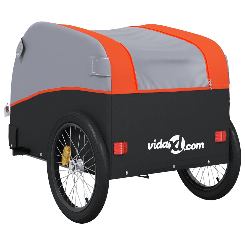 8720845826673_g_en_hd_6 vidaXL Bike Trailer Black and Orange 45 kg Iron - Image 8