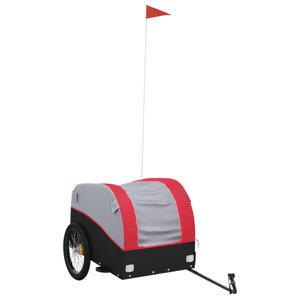 8720845826680_a_en_hd_1 vidaXL Bike Trailer Black and Red 45 kg Iron - Image 2
