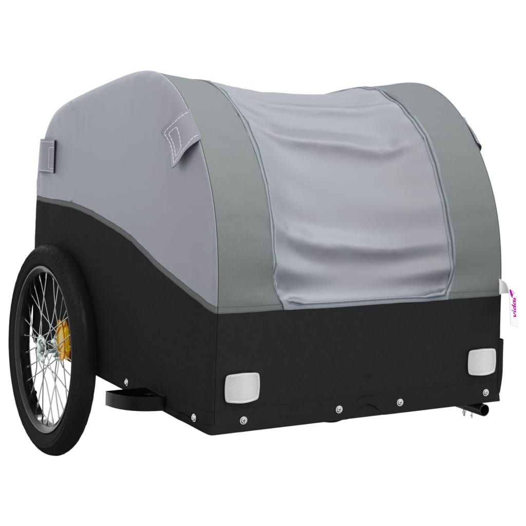 8720845826697_g_en_hd_2 vidaXL Bike Trailer Black and Grey 45 kg Iron - Image 4