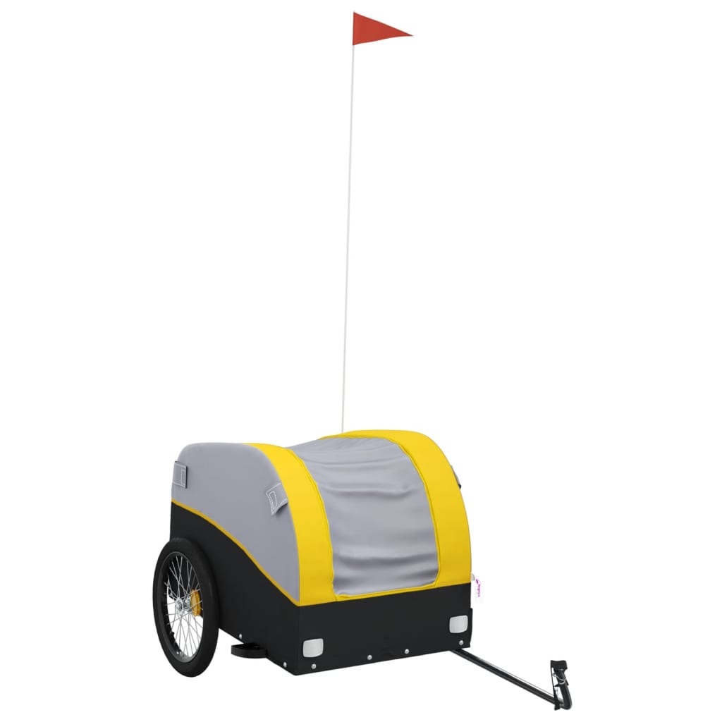 8720845826703_a_en_hd_1 vidaXL Bike Trailer Black and Yellow 45 kg Iron - Image 2