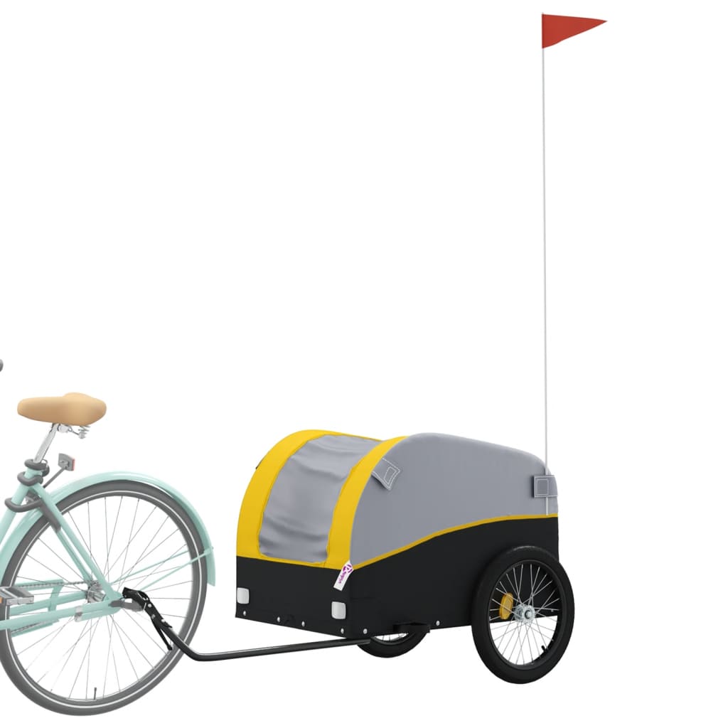 8720845826703_g_en_hd_1 vidaXL Bike Trailer Black and Yellow 45 kg Iron - Image 3