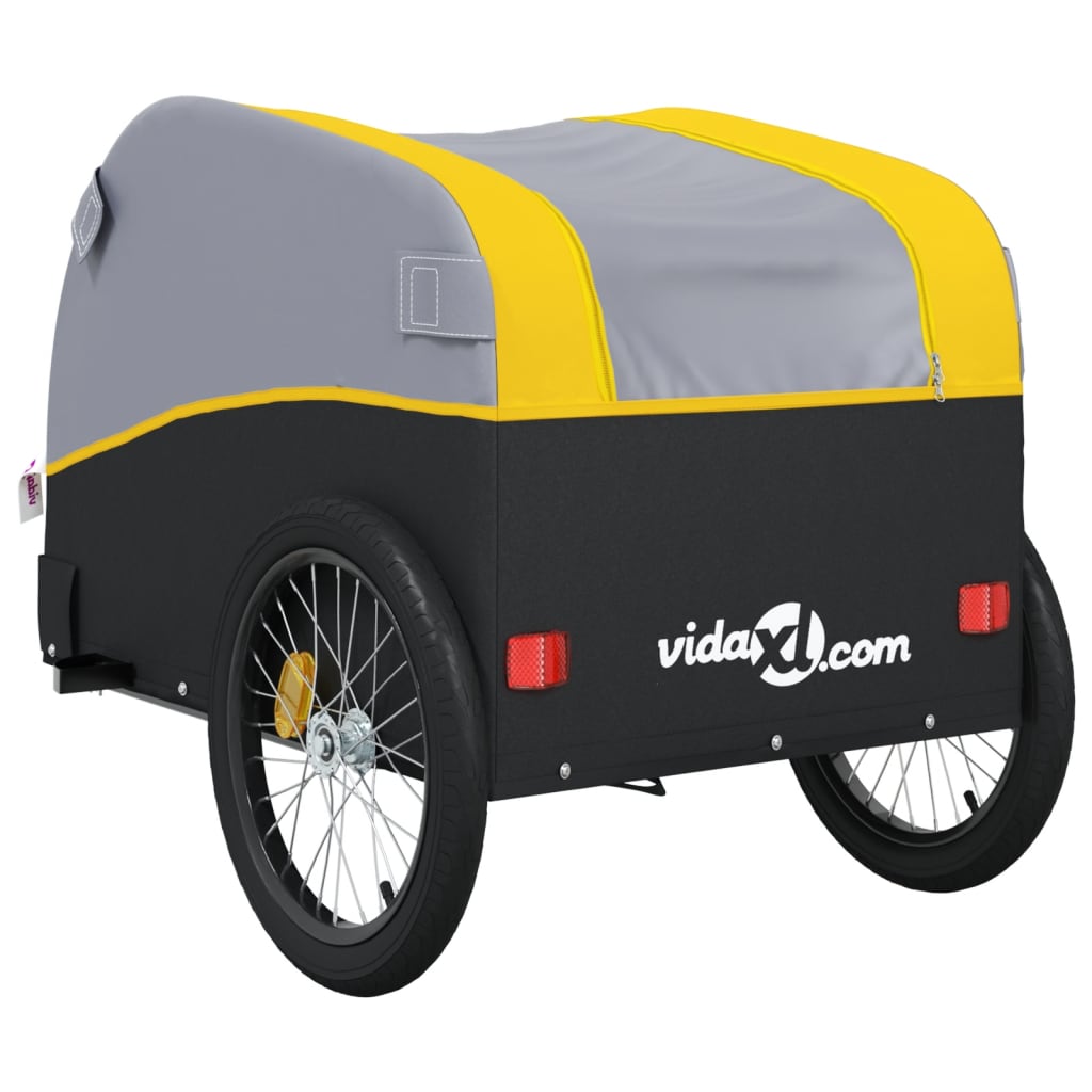 8720845826703_g_en_hd_6 vidaXL Bike Trailer Black and Yellow 45 kg Iron - Image 8