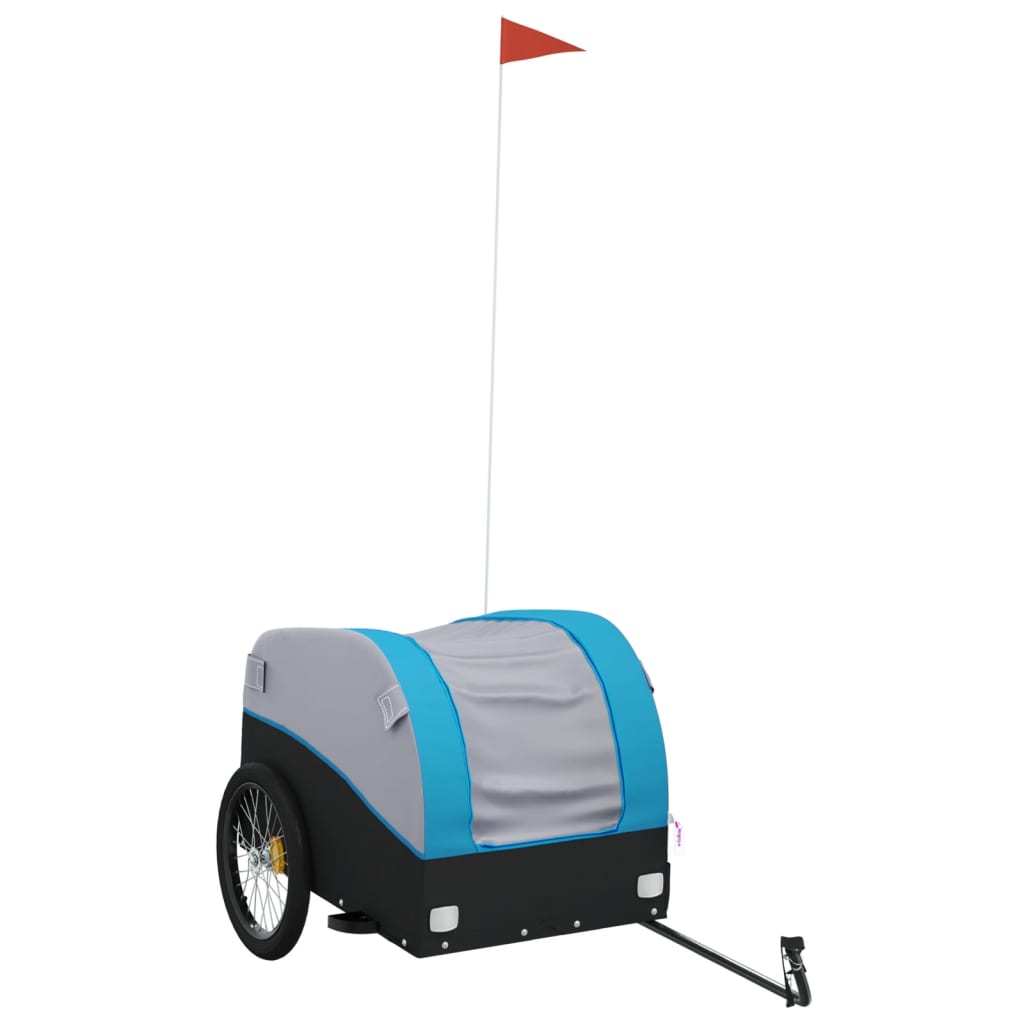 8720845826710_a_en_hd_1 vidaXL Bike Trailer Black and Blue 45 kg Iron - Image 2