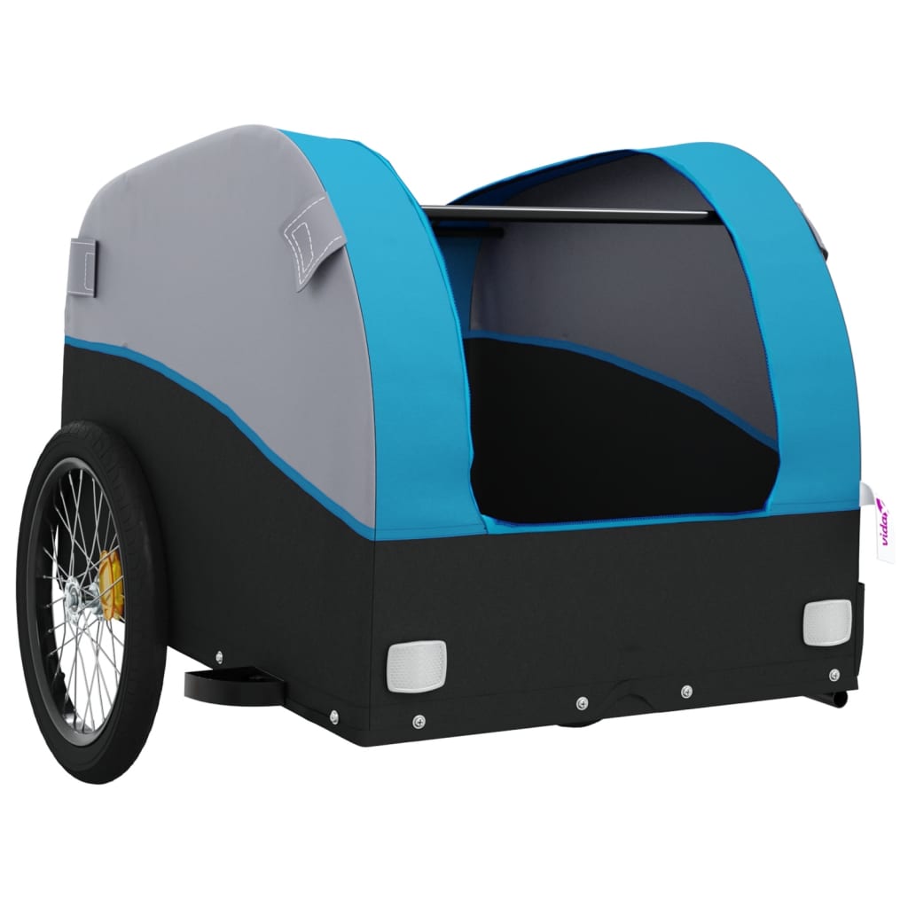 8720845826710_g_en_hd_3 vidaXL Bike Trailer Black and Blue 45 kg Iron - Image 5